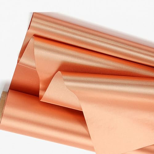 RF-Abschirmgewebe RFID-Strahlungsabschirmung RF-Signalblockierendes Material Signal Block - Leitendes Gewebe Absorbiert EMF EMI für Radiowellen Mikrowelle/Strahlung Computer,gold-6m