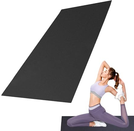 Lesunbak Laufbandmatte, Trainingsmatte für Laufband, rutschfeste Gymnastikmatte für jedes Heimtrainingsgerät, Matten für Heimtrainer, Bodenschutzmatte
