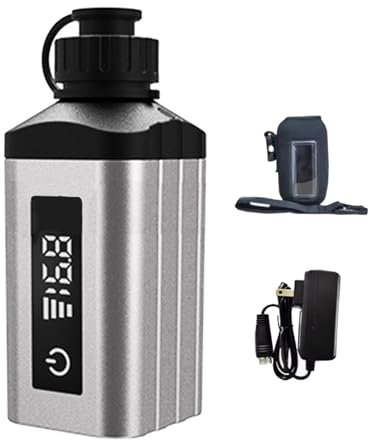 WILLQ 14.8V 3.5Ah 5Ah 7Ah 10Ah Lithium Ion Battery Replace Electric Fishing Reel Battery Pack with Charger + Sheath + Digital Display,14.8V5Ah