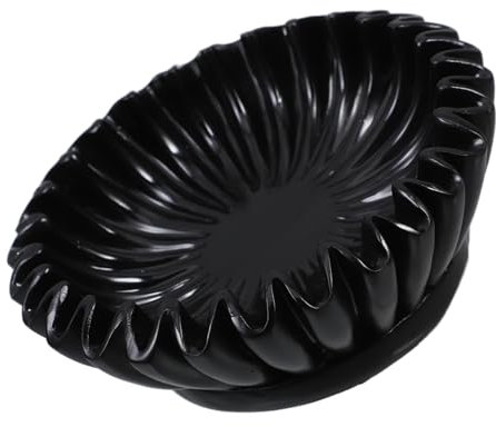 ULTECHNOVO Cuenco Decorativo Acanalado De Resina Para Sala De Estar Volantes Para Decoración De Entrada Bandeja Para Dulces Mesa De Centro