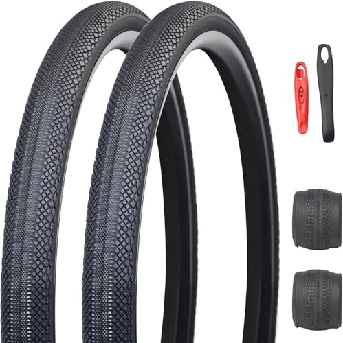 ZUKKA 2-pack vikbara 28 x 1,6 tums cykeldäck 700 x 40C kappa 40–622 för MTB, gravy, stadsbike, e-cykel, hybridbike, racercykel