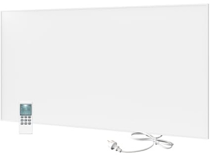 Byecold Infrarotheizung 700 Watt, Energiesparende Wandheizung Infrarot Elektrisch, Heizpanel mit integriertem Thermostat, CO₂ freier Betrieb, Elektroheizung für Wohnzimmer & Schlafzimmer