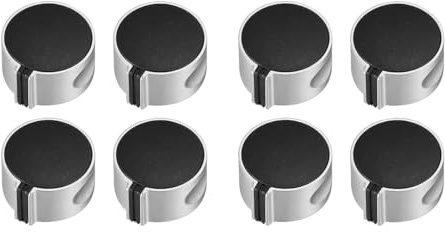 Huba 4 manopole per piano cottura a gas, 6 mm, accessori di ricambio per fornelli a gas universali