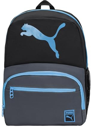 PUMA Jungen Cyclone Jr. Kids Backpack Kinderrucksack, Rucksack schwarz/blau, Jugend