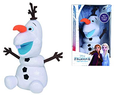 Simba Disney Frozen Olaf Interaktive 30 cm 6315876938009 Sprechende Puppe ab 3 Jahren