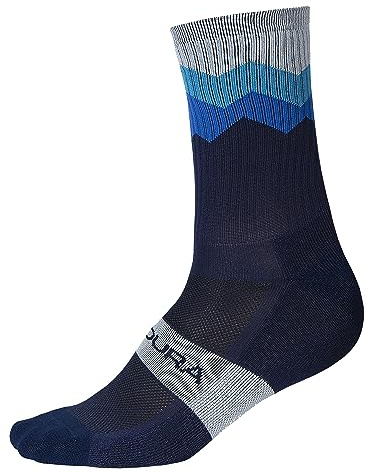 Endura Jagged Fahrradsocken für Herren, Marineblau, S