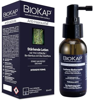 BIOKAP LOCION REFORZANTE anticaida 50ml. – convient à ceux qui recherchent un produit fiable au quotidien, produit spécialisé pour un usage quotidien, contenance 50 ml et devient un allié fiable dans