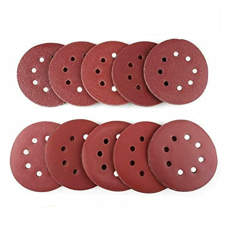 Papel de lija abrasivo ZSBLXHHJD Papel de lija de papel de landado de 10 'Hoja 5' 'Papel de lijado de pulgadas 60 a 2000 Hook Grit Hook 8 Agujero (Grit : 2000)