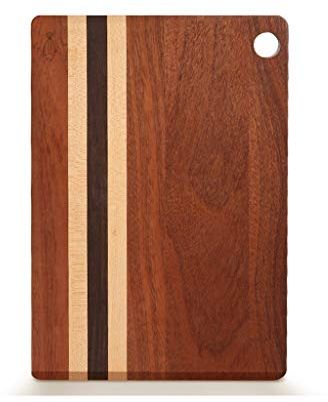 Planche à Découper, Planche à Découper Colorblock Cuisine Maison en Bois Massif Planche à Découper Créative 25mm d'Épaisseur pour Légumes et Fruits (Color : 430x300x25mm) little surprise