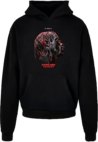 Mister Tee Mt2398-flying High Heavy Oversize Hoodie Sudadera con Capucha Hombre (Pack de 1)