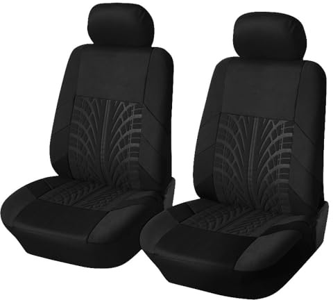 FLYIFE Auto Sitzbezüge für Audi A3/S3/RS3 RS 3 8Y 8YA 8V 8P 8PA 8L 8LA Sportback 3-Door/5-Door 5-Seats Universal rutschfest Allwetter Vordersitze Rücksitze Sitzschoner Schonbezüge,2 Seats-Black