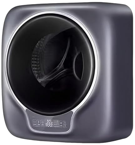 ZUMAHA Mini Lavadora De Pared, Mini Lavadora Y Secadora De 3 Kg, Lavadora Y Secadora Completamente AutomáTica para BañO Y Cocina, Lavado RáPido De 15 Minutos