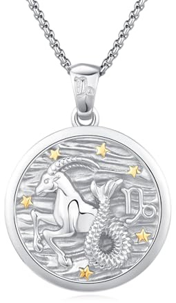 REDSUN Konstellation Kette,Sternzeichen Halskette 925 Sterling Silber Konstellation Anhänger 12 Konstellation Oxidierte Halskette Schmuck für Frauen und Mädchen