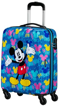 American Tourister Hypertwist - Spinner S, Handgepäck, 55 cm, 36 L, Mehrfarbig (Mickey Euphoria)