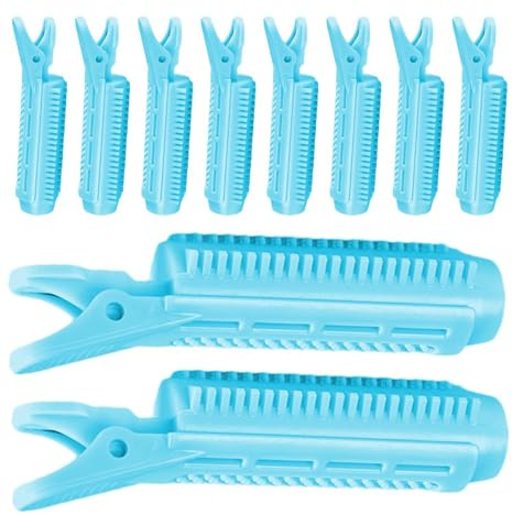 ETUCYNG Pinzas para el pelo para dar volumen, 10 unidades, pinzas para el pelo pequeñas para levantar raíces de pelo, elevador de raíces de volumen, rodillo voluminoso, herramientas de peinado