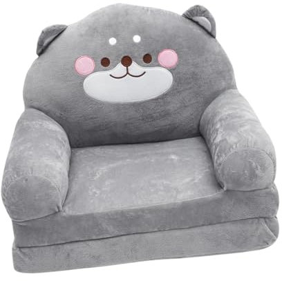 Folpus Kindercouch, Faltbarer Sofasessel zum Ausklappen, süßes Kindersofa für Mädchen und Jungen, Faltbarer Kleinkindersessel für Spielzimmer, Zuhause