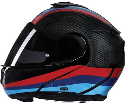 NOLAN Helmet X-1005 Ultra Gran Tour 348 XL, Carbon / Blue / Red / Light Blue