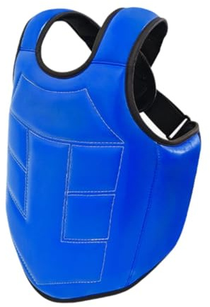 Ronyme Protector de Pecho para Boxeo, protección para Costillas, Almohadilla de protección Abdominal, protección Corporal, Chaleco de Taekwondo, Protector, S
