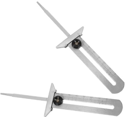 TIDTALEO 2piezas Medidor De Profundidad De Neumáticos De Herramienta Versátil Para Medir El Desgaste De Neumáticos Diversos Vehículos Para Mantenimiento De Automóviles