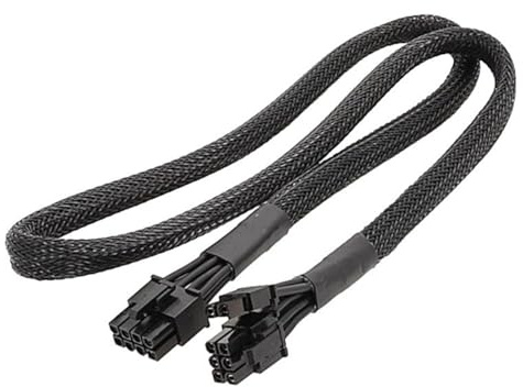 FANSHINUO Cable de alimentación de 8 pines a 8 pines (6+2) para tarjeta gráfica, extensor de conectores para tarjeta gráfica PCIe
