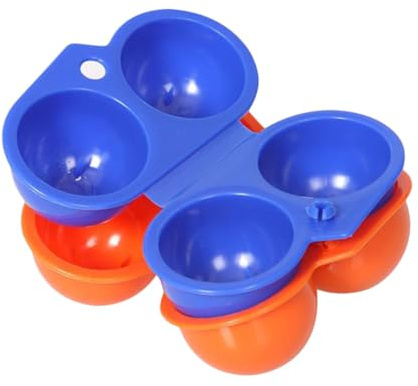 Box per Uova Pieghevole 2 Griglie Pp 2 Pezzi Portatile