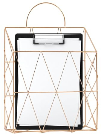 Briefhalter für die Wand, Zeitungsregal, Wandmontage, Zeitschriftenständer, für Zeitungspapiere, Büro, Schreibtisch, Klassenzimmer, Familie