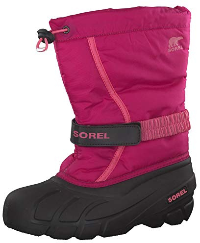 Sorel unisex – barn Flurry Boot Vinterkängor, Deep Blush Tropic Pink Youth Collection 2023, 39 EU