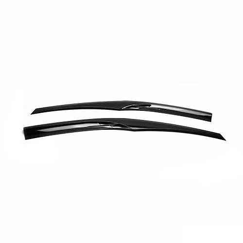Déflecteurs de Vent Pluie d'air Compatible avec Renault Kangoo 2008-2019 en Acrylique Noir 2 Pcs