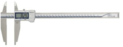 Digital ABS Messschieber, Schnabel-/Std. Messflächen, IP67, 0-300 mm | 0,01 mm, lange Messschenkel, Datenausgang