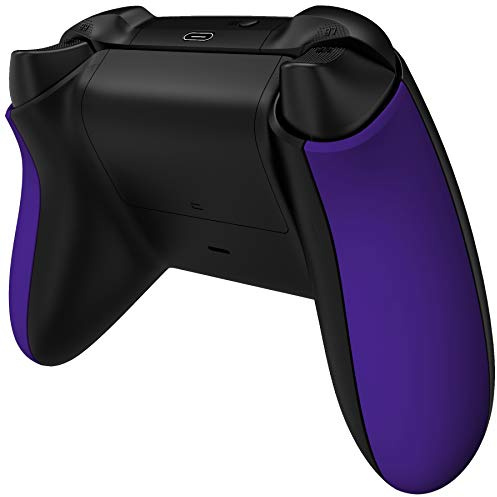 eXtremeRate Griffteile Hülle Gehäuse für Xbox Series X/S, DIY-Ersatz Griffe Seitliche Shell Grips Case Zubehör für Xbox Core Controller(Lila)-KEIN Controller