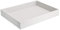 SUMTree Bandeja de servir de piel, bandeja para servir, bandeja, plato de joyería para mesa de café, salón, escritorio, cocina, baño (rectangular, blanco, 33,5 cm)