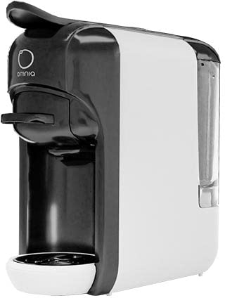 Omnia Macchina da caffè Universale Multi Capsula 2 sistemi inclusi Compatibili Con Nespresso e Con Nescafe Dolce Gusto, con Stand-By automatico e Pompa a 19 bar (Moon White) - L'Emporio del Caffè
