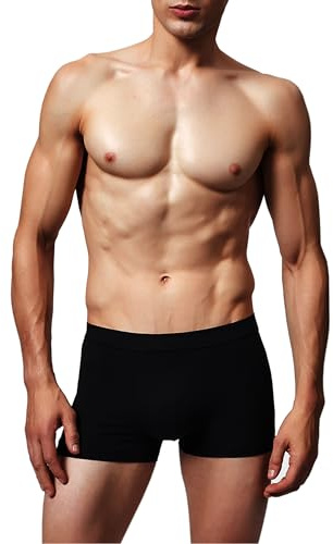 AIRCUTE Waschbare Harninkontinenz-Unterwäsche für Herren, sofortige Saugfähigkeit, Blasenschutz, Boxershorts, 60 ml, Größe M