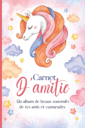 Carnet d'amitié: Journal Intime à compléter avec tes copines | Livre pour mieux connaître tes amies et garder en souvenir vos moments inoubliables | Idée cadeau très originale pour une fille
