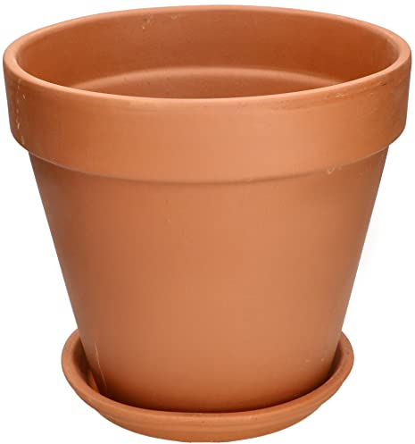 KOTARBAU® Pot de fleurs en terre cuite, diamètre : 27 cm, pour l'intérieur et le jardin