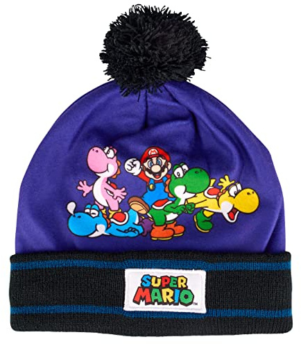 SUPER MARIO BERRETTO 6-8 ANNI BLU