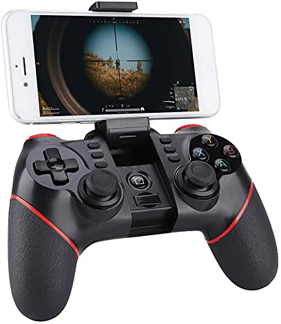 Manette de Jeu sans Fil Bluetooth pour Téléphone Portable, Tablette, PC, Console PS3, Manette de Jeu Compatible avec Android iOS LT RT