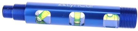 Lyncar Spot Rite Magnetic Bubble Level with Threaded Ends (1/2, 3/4, 1) | Heavy-Duty Aluminum Torpedo Level for PEX PVC CPVC PE-RT & More | Strong Magnetic Grip Large Vials Durable & Versatile Tool