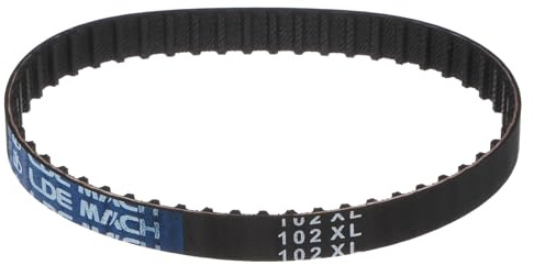 sourcing map 102XL 037 - Cinghia dentata in gomma, 51 denti, larghezza 0,9 cm, passo 0,5 cm