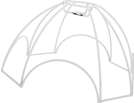 MAGICLULU Kristall-kronleuchterständer Im Europäischen Retro-stil Lampenschirmrahmen Pendelleuchtenschirm Aus Metall Stehlampenschirm Schmiedeeisen Schreibtischlampe Befestigungsring