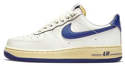 Nike Damen Air Force 1 '07 Sneaker, Sail Deep Royal Blue Vanille Schaufel, 39 EU