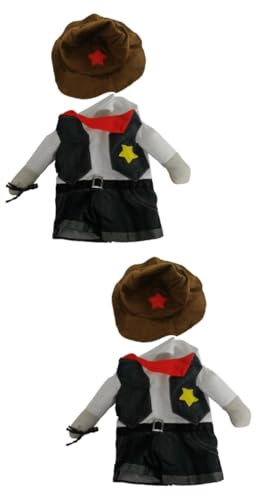 YARNOW Verkleidung 2st Kostü Für Haustierkleidung Haustier-Cosplay-kostü Kleidung Für Haustiere Katzen-Outfit