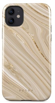 BURGA Handyhülle für iPhone 12 Mini – Unisex Hybrid-Schutzhülle mit stoßdämpfendem TPU & kratzfester Außenschale, erhöhter Displayrand, MagSafe-kompatibel, kabelloses Laden, stylisches Design