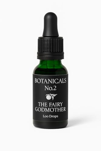 Botanicals No2 | Loo Drops for Travel | The Fairy Godmother 10ml Toilet Freshener | Odour Eliminator for Bathrooms | Natural Air Fresher - Tackle Bathroom Odours at Source