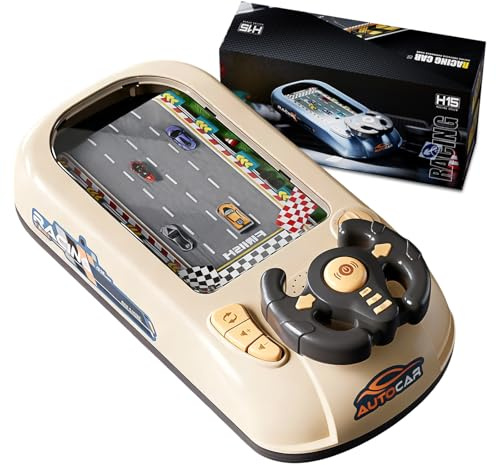 Racing Car Steering Wheel Toy - Musical Racing Adventure Car Steering Wheel with Music and Light - Driving game steering wheel toy for Kid 3+ Year Old -Birthday Gift for Boy Girl Toddler Age 4 5 6 7 8