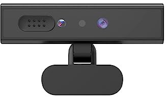 Webcam Riconoscimento facciale Full HD 1080P 30FPS Compatibile universale for conferenze, streaming live, registrazione(Noir)