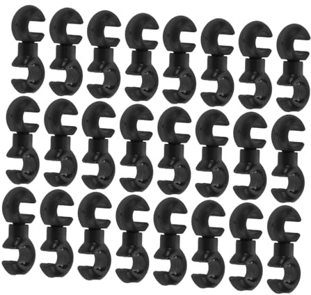 HONITANO 100pcs Bike Cable Clips for Bicycle Brake Parts Wire Holders and Cable Fastener Clamps Protective Frame Guide Easy Install Black