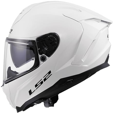 LS2, Integraler Motorradhelm CHALLENGER II SOLID White, L