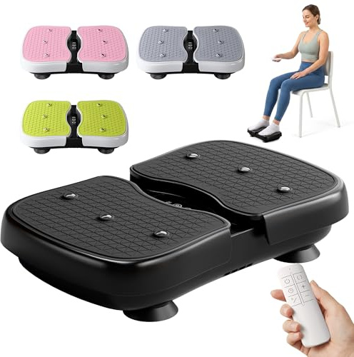 RYGEO Foot Massager with Remote Control – Full Body Massage Machine for Legs, Waist, Arms & Feet, Electric Vibration Platform for Muscle Relaxation & Home Use