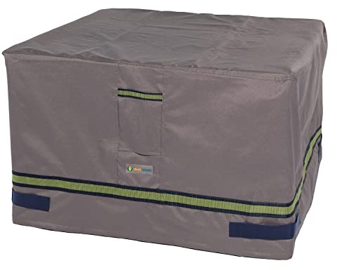 Duck Covers Soteria Rainproof 32 Inch Square Fire Pit Cover